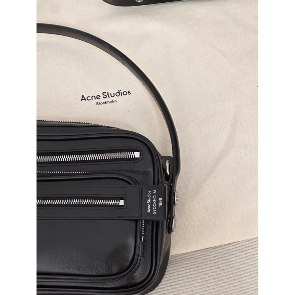 Acne Studios Small Black Leather Camero Party Shoulder Bag MSRP $1,950 - Picture 4 of 12